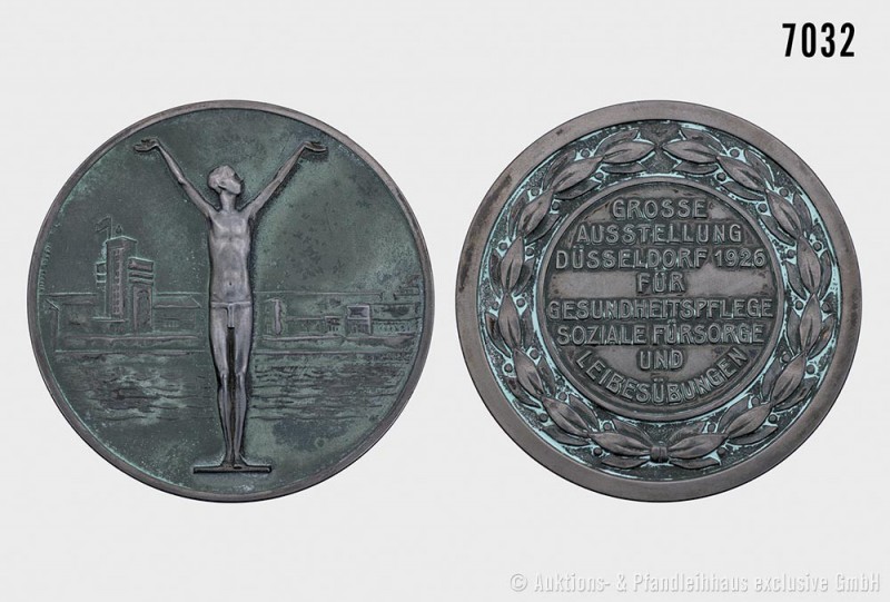 Deutsches Reich (Weimarer Republik), Bronzemedaille 1926 auf die Große Ausstellu...