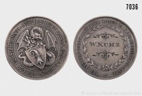 Schweiz, Medaille o.J. (ca. 1930er Jahre) der Basler Versicherungs-Gesellschaft gegen Feuerschaden für 25-jährige Treue und erfolgreiche Dienste. Vs. ...