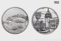 Konv. Medaille anlässlich des 40-jährigen Bestehens des Briefmarkensammlervereins Oberlahn-Weilburg e. V. 1980 und zur Erinnerung an die Strandung der...