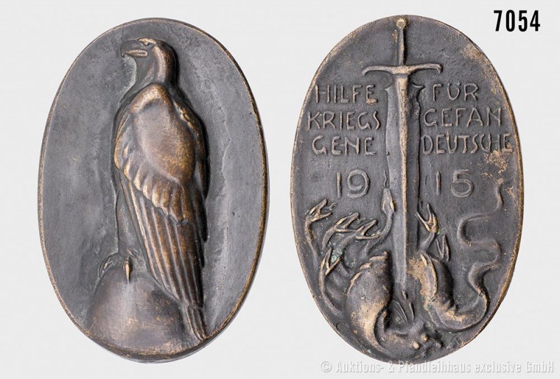 Deutsches Reich, 1. Weltkrieg, Medaille 1915, von C. Stock, Prämie für Hilfe für...