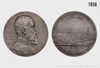 Deutsches Kaiserreich, Königreich Bayern, Prinzregent Luitpold (1886-1912), Silberne Schützenmedaille 1904, auf das Oktoberschießen in Speyer und das ...