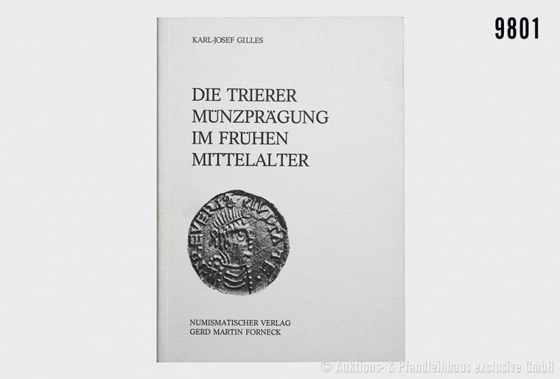 Fachbuch: Karl-Josef Gilles, Die Trierer Münzprägung im frühen Mittelalter, Numi...