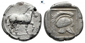 Kings of Macedon. Perdikkas II circa 451-413 BC. Struck circa 451/0-447/. Tetrobol AR