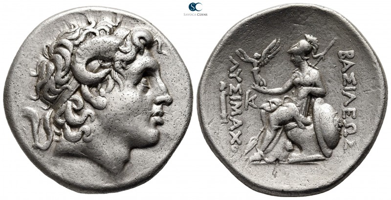 Kings of Thrace. Lampsakos. Macedonian. Lysimachos 305-281 BC. Struck circa 297-...