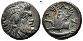 The Tauric Chersonese. Pantikapaion circa 310-304 BC. Bronze Æ