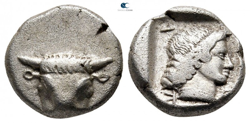Phokis. Federal Coinage circa 457-446 BC. 
Hemidrachm AR

13 mm., 2,94 g.

...
