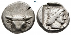 Phokis. Federal Coinage circa 457-446 BC. Hemidrachm AR