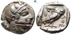 Attica. Athens circa 475-465 BC. Tetradrachm AR