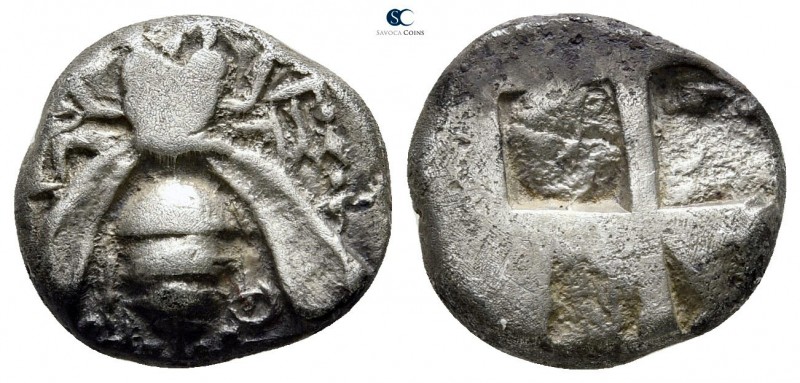 Ionia. Ephesos 500-420 BC. 
Drachm AR

13 mm., 3,29 g.

[ΕΦE]ΣI[ON], bee / ...