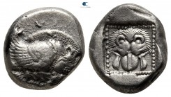 Ionia. Samos circa 510-500 BC. Drachm AR