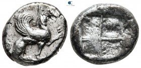 Ionia. Teos 540-478 BC. Drachm AR