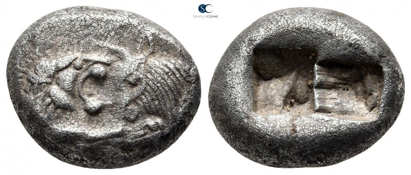 Kings of Lydia. Sardeis. Kroisos circa 560-546 BC. 
Siglos AR

15 mm., 5,24 g...