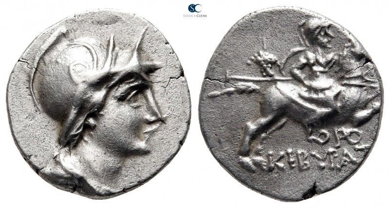 Phrygia. Kibyra circa 166-84 BC. 
Drachm AR

16 mm., 2,97 g.

Draped male b...
