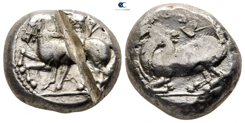 Cilicia. Kelenderis circa 430-420 BC. 
Stater AR

18 mm., 10,81 g.

Nude yo...