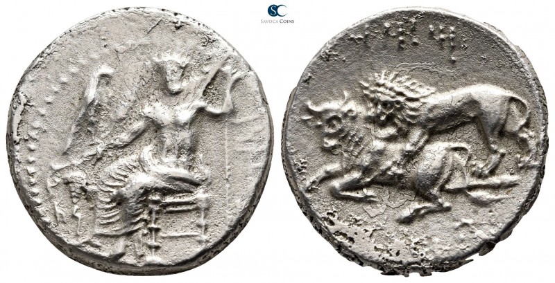 Cilicia. Tarsos. Mazaios, Satrap of Cilicia 361-334 BC. 
Stater AR

23 mm., 9...