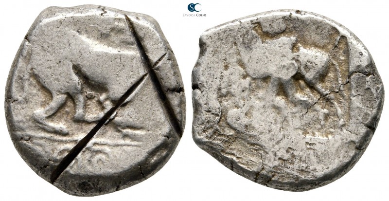 Cyprus. Marion. Sasmas circa 470-450 BC. 
Stater AR

23 mm., 11,12 g.

Ille...