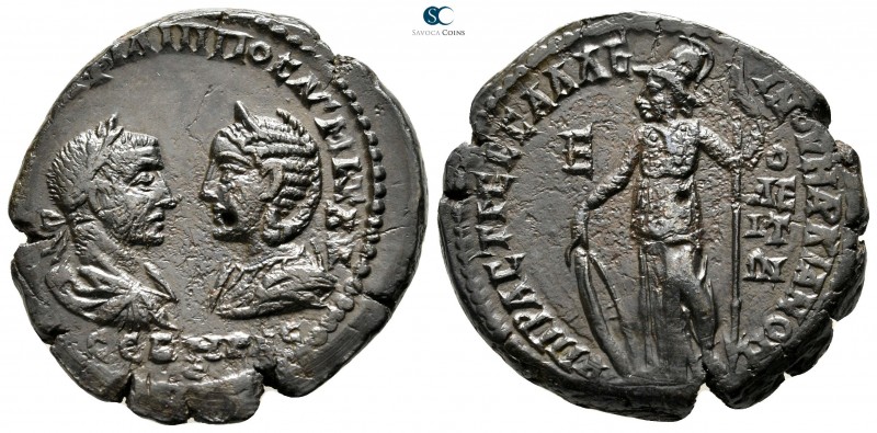 Moesia Inferior. Marcianopolis. Philip I and Otacilia Severa AD 244-249. ΠΡΑΣΤΙΝ...