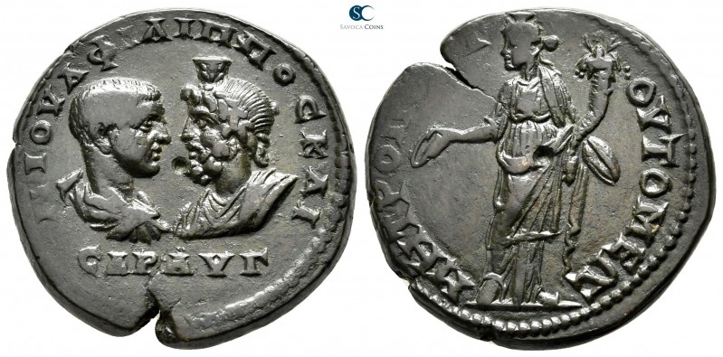 Moesia Inferior. Tomis. Philip II as Caesar AD 244-247. 
Bronze Æ

27 mm., 13...