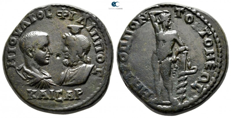 Moesia Inferior. Tomis. Philip II, as Caesar AD 244-247. 
Bronze Æ

27 mm., 1...