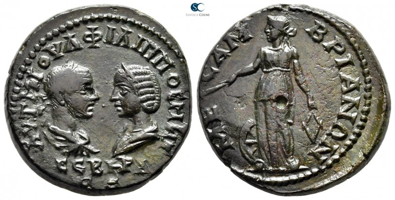 Thrace. Mesembria. Philip I and Otacilia Severa AD 244-249. 
Bronze Æ

26 mm....