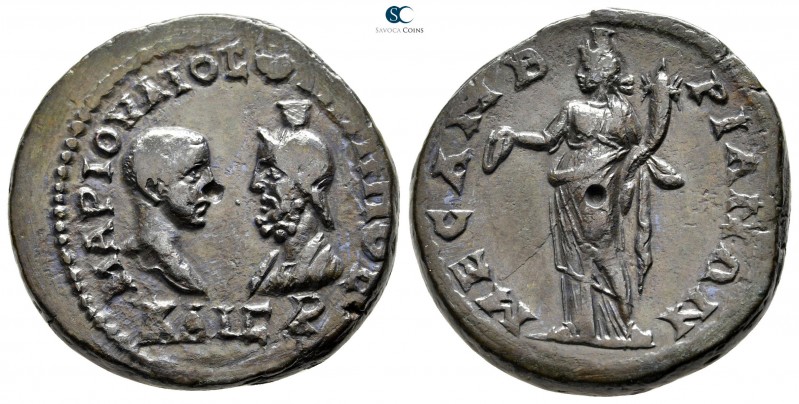Thrace. Mesembria. Philip II as Caesar AD 244-247. 
Bronze Æ

27 mm., 12,64 g...