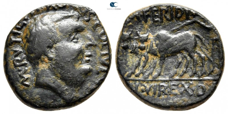 Asia Minor. Colonia Iulia mint in Pisidia (?) circa 50-40 BC. M. Rutilus (procon...