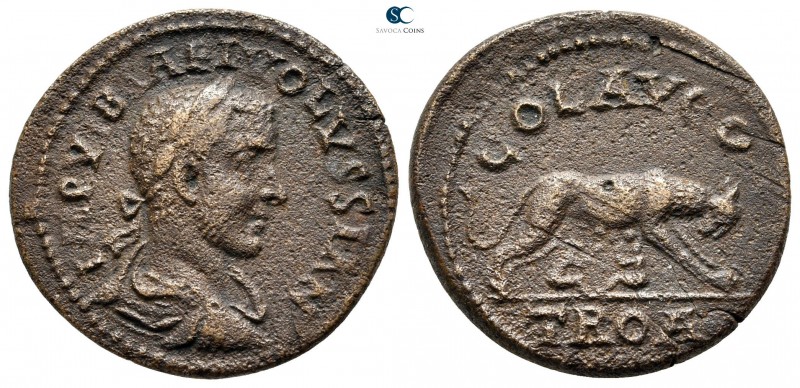 Troas. Alexandreia. Volusian AD 251-253. 
Bronze Æ

23 mm., 5,79 g.

IMP VI...