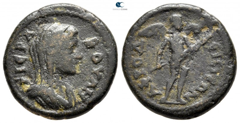 Caria. Aphrodisias. Pseudo-autonomous issue AD 209-220. 
Bronze Æ

20 mm., 5,...