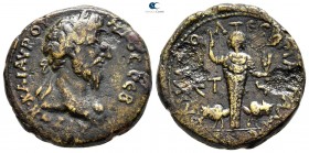 Samaria. Neapolis. Lucius Verus  AD 161-169. Dated CY 90=AD 161/2. Bronze Æ