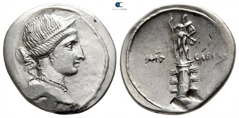 The Triumvirs. Octavian circa 29-27 BC. Uncertain Italian mint
Denarius AR

2...