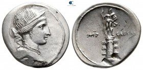 The Triumvirs. Octavian circa 29-27 BC. Uncertain Italian mint. Denarius AR