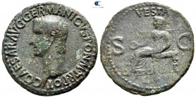 Gaius (Caligula) AD 37-41. Rome. As Æ