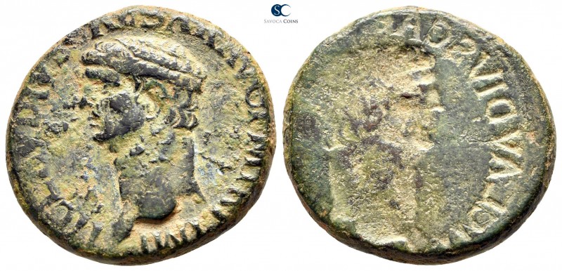 Claudius AD 41-54. Rome
Brockage As AE

27 mm., 12,21 g.

TI CLAVDIVS CAESA...