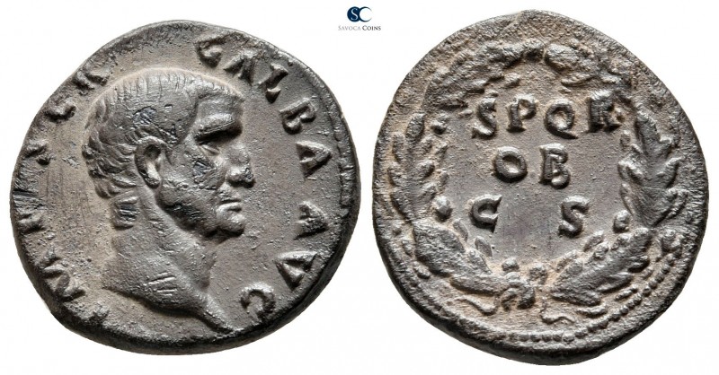 Galba AD 68-69. Rome
Denarius AR

18 mm., 3,15 g.

IMP SER GALBA AVG, bare ...