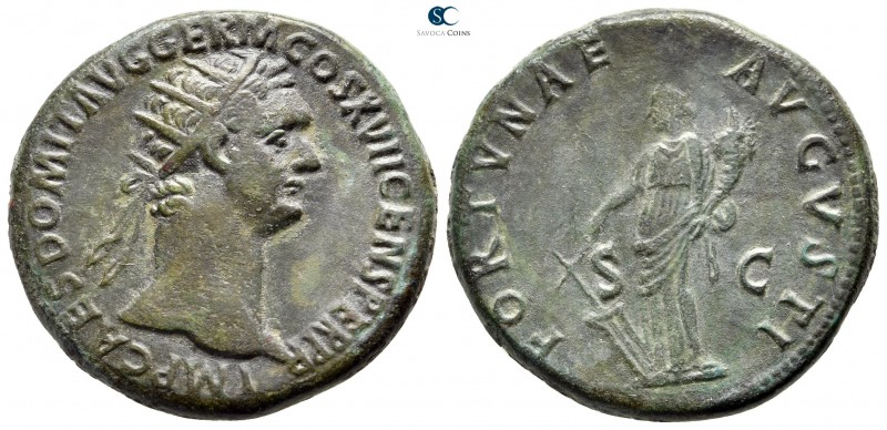 Domitian AD 81-96. Struck AD 92-94. Rome
Dupondius Æ

27 mm., 12,08 g.

IMP...
