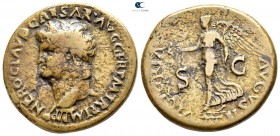 Trajan AD 98-117. Lugdunum (Lyon). As Æ