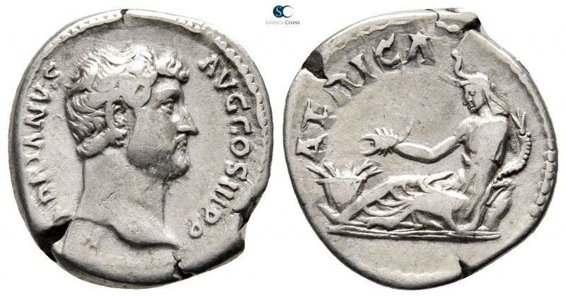Hadrian AD 117-138. "Travel series" issue. Rome
Denarius AR

18 mm., 3,06 g....
