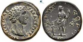 Marcus Aurelius as Caesar AD 139-161. Rome. Sestertius Æ