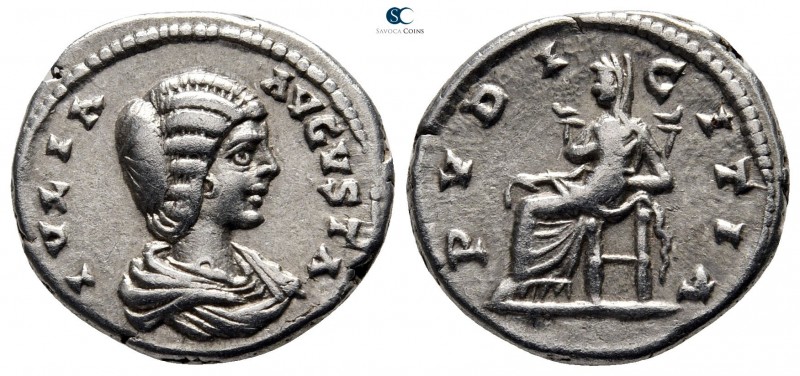 Julia Domna, wife of Septimius Severus AD 193-217. Struck AD 196-202. Laodicea a...