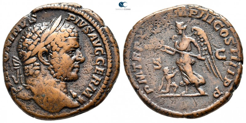 Caracalla AD 198-217. Rome
As Æ

25 mm., 9,28 g.

ANTONINVS PIVS AVG GERM, ...