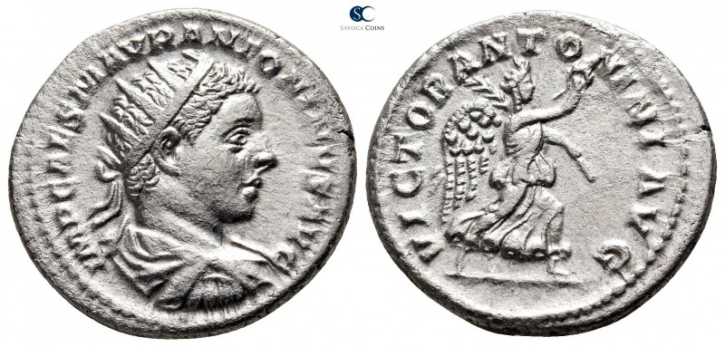 Elagabalus AD 218-222. Rome
Antoninianus AR

23 mm., 4,55 g.

IMP CAES M AV...