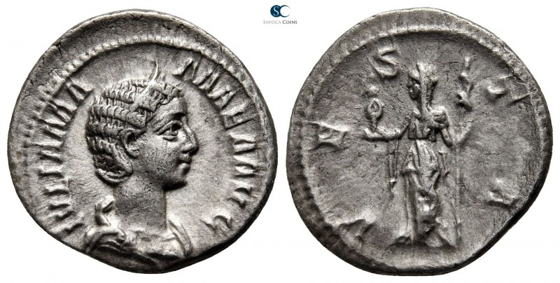 Julia Mamaea AD 222-235. Rome
Denarius AR

19 mm., 2,75 g.

IVLIA MAMAEA AV...