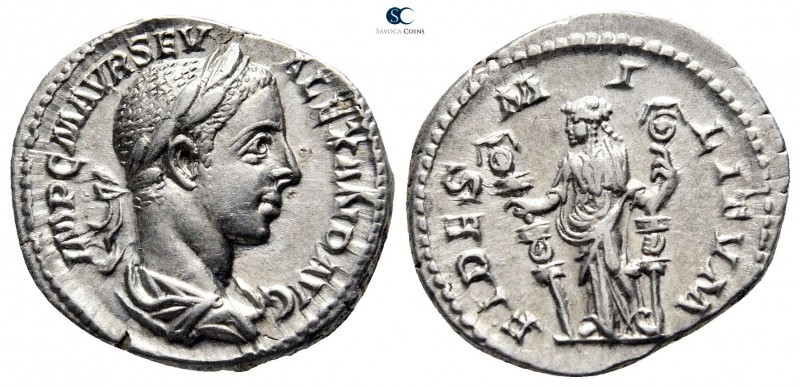 Severus Alexander AD 222-235. Struck AD 225. Rome
Denarius AR

18 mm., 3,01 g...