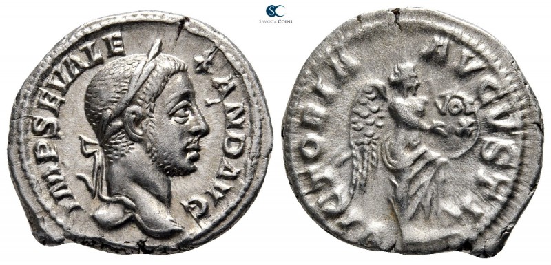 Severus Alexander AD 222-235. Struck AD 230. Rome
Denarius AR

20 mm., 3,25 g...