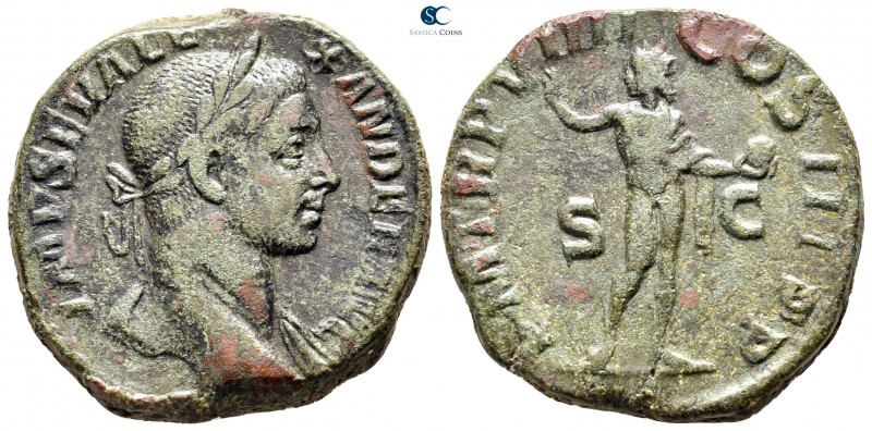 Severus Alexander AD 222-235. Rome
Sestertius Æ

29 mm., 17,18 g.

IMP SEV ...