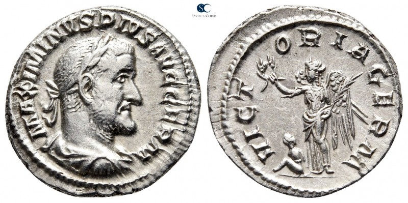 Maximinus I Thrax AD 235-238. Struck AD 236-237. Rome
Denarius AR

18 mm., 3,...