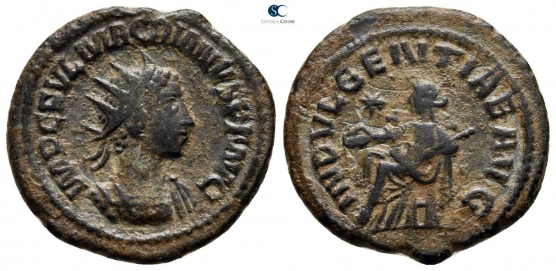 Macrianus, usurper AD 260-261. Antioch
Antoninianus Æ

22 mm., 3,92 g.

IMP...