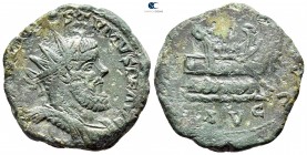 Postumus, Usurper in Gaul AD 260-269. Lugdunum (Lyon). Double Sestertius Æ