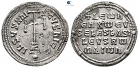 Leo VI the Wise. AD 886-912. Constantinople. Miliaresion AR