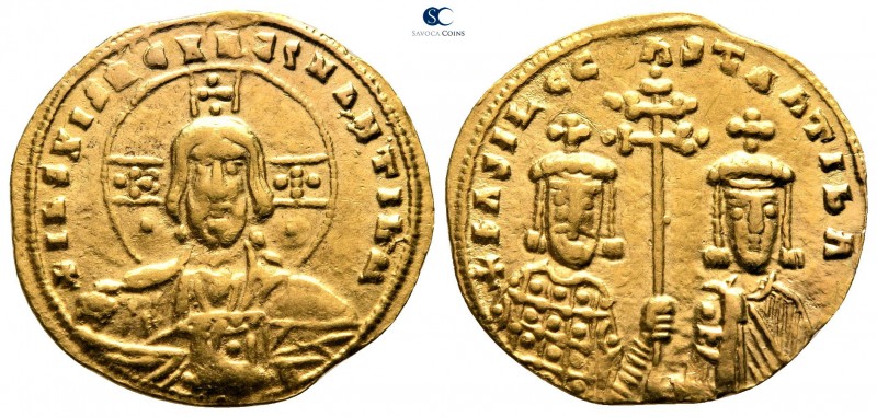 Basil II Bulgaroktonos, with Constantine VIII AD 976-1025. Constantinople
Hista...